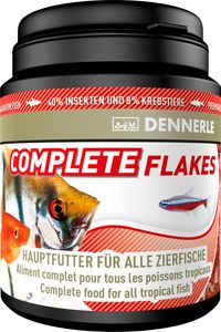 Dennerle Complete Flakes 200 ml - Hauptfutter für alle Zierfische in Flakes-Form