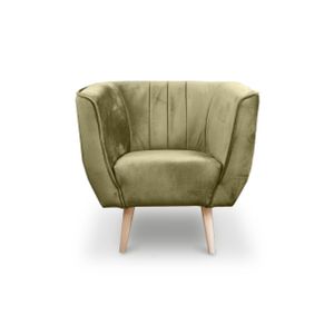 Bettso Abgesteppter Sessel im skandinavischen Stil PIK 1 MON38 Oliv Grün