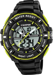 Calypso Kunststoff PolyurethanHerren Uhr K5769/4 Armbanduhr schwarz Digital D2UK5769/4