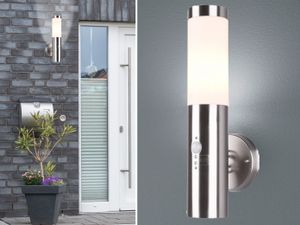 Edelstahl Außenwandleuchten mit Bewegungsmelder Terrassenlampen für Außenbereich