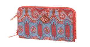 Oilily Extra Styles Korea Card Zip Wallet L Hot Coral