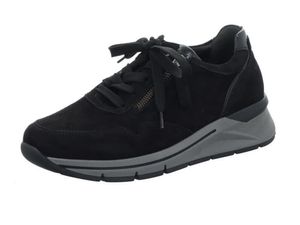 Gabor Comfort Reißverschluss Damen Sneaker in Schwarz, Größe 4