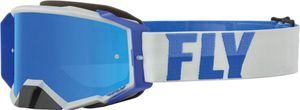 Fly Racing Zone Pro Motocross Brille (Blue/White)