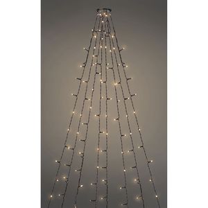 Linder Exclusiv Lichterkette Weihnachtsbaum 2m Baumkette außen 176 LED warmweiß 6/18h Timer