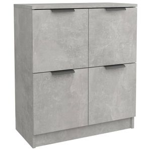 Kredens betonowy szary 60x30x70 cm materiał drewnopochodny