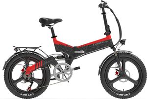G65020-Zoll faltbares elektrisches Cityfahrrad Shimano 7-Gang 48V 12,8AH Lithiumbatterie