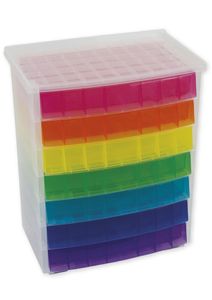 TimeTEX Schubladen-Box "Regenbogen", 7-farbig