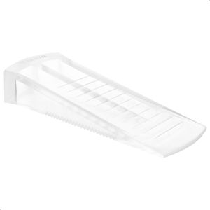WAGNER Türkeil STANDARD CLEAR - 80 x 30 x 15 mm, Kunststoff transparent, zum Unterschieben, schützt Tür und Wand - 15690601