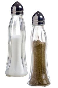 Salz- & Pfefferstreuer aus Glas - 2tlg.