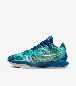 Nike LeBron 21 "Abalone", Blau/Grün, Größe: 46