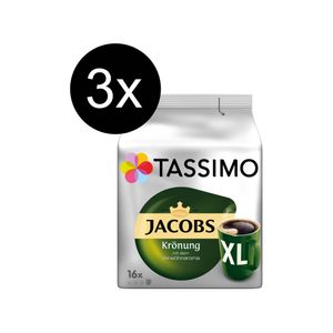 TASSIMO Kapseln Jacobs Krönung XL aromatisch TDiscs 3x 16 Getränke Kaffeekapseln