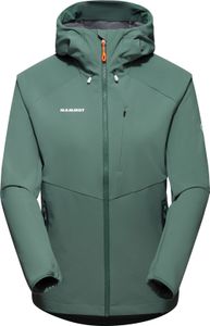 MAMMUT Ultimate Comfort So Bunda s kapucňou Dámska zelená S