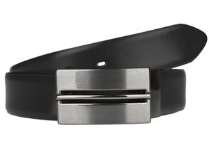 LLOYD Leder Gürtel Leather Belt W125 Black schwarz