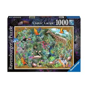 RAVENSBURGER Puzzle 1000el tief in der Wildnis. Exotische Flucht 168279 Ravensburger