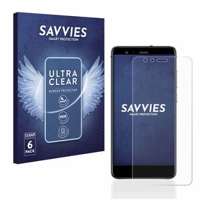 6x Savvies Schutzfolie für Huawei P10 Lite Folie Klar