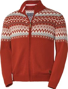 Hinterstoisser Herren Norweger Strickjacke, superweich, pflegeleicht und hautsympathisch