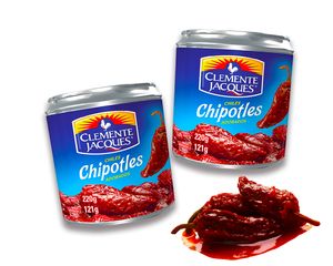 Chipotle Chili in Adobo Sauce - Chipotle in Adobo von Clemente Jacques (Pack von 2) je 220gr