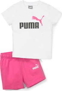 PUMA Minicats T-Shirt & Shorts Jogginganzug Baby 52 - puma white/pearl pink 80