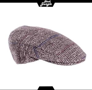 Black Jungle CARTAGO Wollkappe Wollmütze Cap Schiebermütze Mütze Freizeitcap Freizeitmütze Braun 58 cm