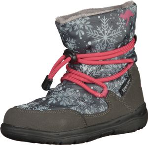 Kangaroos 0120A-222 gefütterter Kinderstiefel Wasserdicht Sympatex Grau NEU - Kinderschuhe Gefütterte Kinderstiefel 18 - 42, Grau
