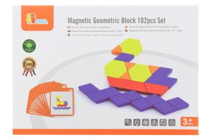 Viga 50669 Magnetisches geometrisches Puzzle - 102 Teile