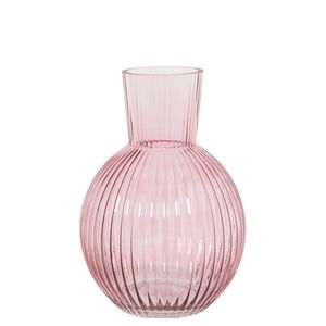 Vase Alexandra House Living Rosa Kristall 18 x 18 x 27 cm