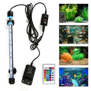 TolleTour LED Aquarium Beleuchtung Fisch Tank Aquarium Lampe 112cm Unterwasser RGB