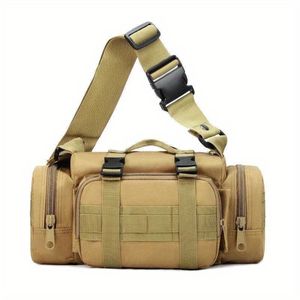 Taktische Hüfttasche in Coyote Tan (Beige), 3in1 Combat Hip Bag als Bauchtasche, Umhängetasche oder Tragetasche mit MOLLE System