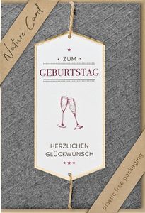 bsb 693008-2 Geburtstagskarte - Natur Card, inkl. Umschlag