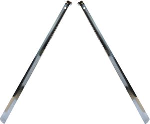 2 x łyżka do butów Bayli 80 cm ze stali nierdzewnej | łyżka do butów bardzo długa | metalowa łyżka do butów | solidna konstrukcja | metalowa łyżka do butów z perforacją do zawieszenia