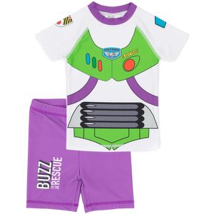 Buzz Lightyear - Schwimm-Set für Jungen NS6837 (86) (Weiß/Grün/Violett)