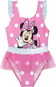 Kostium kąpielowy dla dziewczynek Myszka Minnie różowy - 6 lat