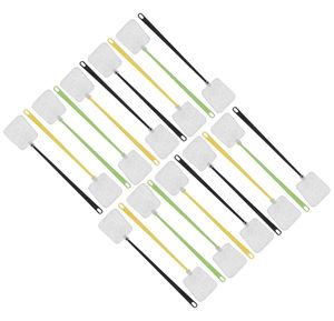 Fackelmann Fliegenklatsche TECNO, Insektenschutz mit Aufhängöse (Farbe: gemischt Gelb, Grün, Schwarz), Menge: 1 x 20er Set