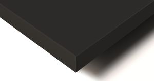 POKAR Tischplatte 2,5 cm Schreibtischplatte für Schreibtisch, Größe:160x80, Farbe:Schwarz