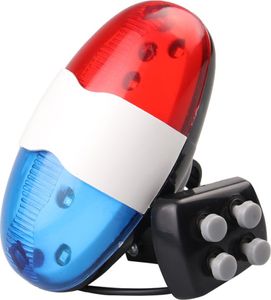 Glocke, 6 LED, 4-Ton Horn, Fahrradklingel, elektronische Sirene, Zubehör für Fahrrad, Scooter, MTB