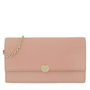 Coccinelle Olivia Chain Wallet Leather Rose