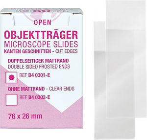 Mediware ECO sklíčka - 50 kusov - dvojitý matný okraj