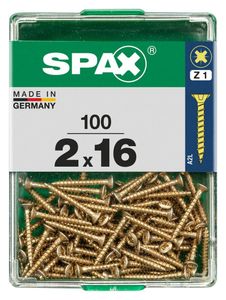 Spax Universalschrauben 2.0 x 16 mm PZ 1 - 100 Stk.