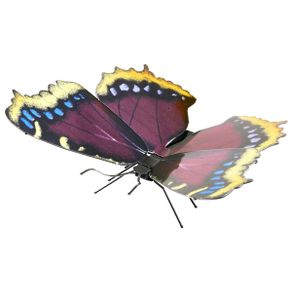 Metal Earth Fascinations, Butterfly Mourning Cloak 3D Metall Puzzle, Konstruktionsspielzeug, Lasergeschnittenes Modell