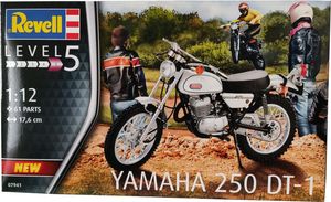 Revell 07941 Yamaha 250 DT-1 Modellbausatz Motorrad Crossmaschine, 61 Teile, Level 5, Maßstab 1:12