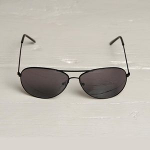 Pilotenbrille - Sonnenbrille - M - schwarz getönt