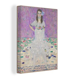 OneMillionCanvasses® - Leinwandbilder -Bild auf Leinwand Wandbild Leinwandbild Porträt von Mada Primavesi - Gemälde von Gustav Klimt, 30x40 cm, Kunstdruck Wandkunst Wohnzimmer Schlafzimmer