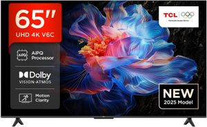 TCL V6C 65V6C, 165,1 cm (65"), 3840 x 2160 px, DLED, Smart TV, Wi-Fi, Kovová