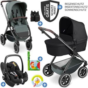 ABC Design 3 in 1 Kinderwagen-Set Samba - inkl. Babywanne, OneSize ABC Design 3 in 1 Kinderwagen-Set Samba - inkl. Babywanne, OneSize