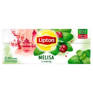 Lipton herbata ziołowa o smaku melisy z wiśnią 24 G (20 torebek)