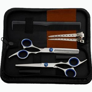 Haarscheren-Set, professionelle Friseurschere 2 Premium-Scheren, Home Haarschneide-Kit