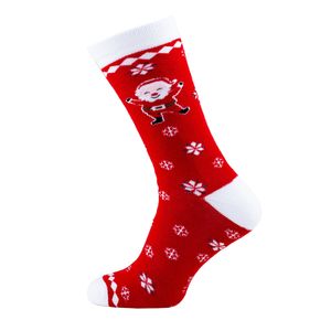 Star Socks Weihnachtssocken Santa rot Größe 35-38