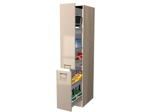 Apothekerschrank Küche - 30 cm breit - Kaschmir Glanz Sonoma Eiche – Neapel Apothekerschrank Küche - 30 cm breit - Kaschmir Glanz Sonoma Eiche – Neapel