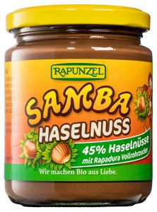 Rapunzel Samba Haselnuss, Schokoaufstrich 250g