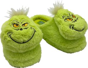 Grinch Hausschuhe Pantoffeln Herren 3D, Größe Schuhe Herren:44/45